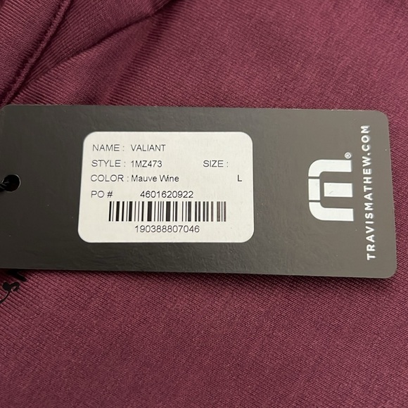 New with Tag Travis Mathew Valiant mens long sleeve 1/3 zip pullover size L & XL - Picture 15 of 15